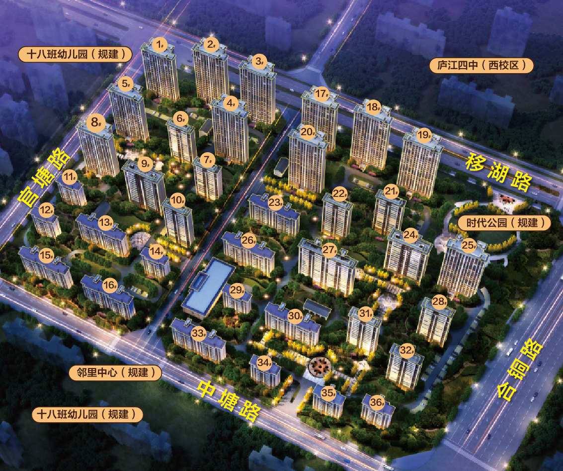 碧桂园和昌&bull;时代之光沙盘图