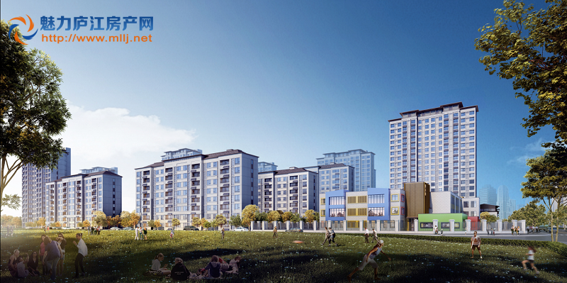 小区沿街透视图