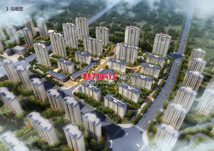 项目鸟瞰效果图