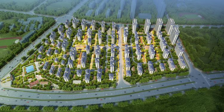 华盛江山御府鸟瞰图