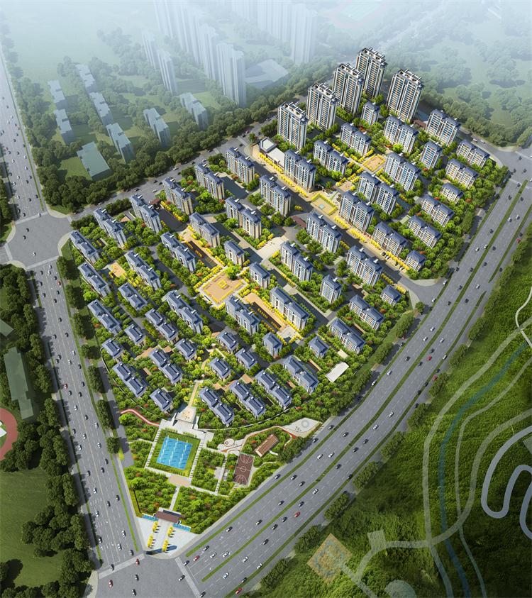 华盛江山御府沙盘图